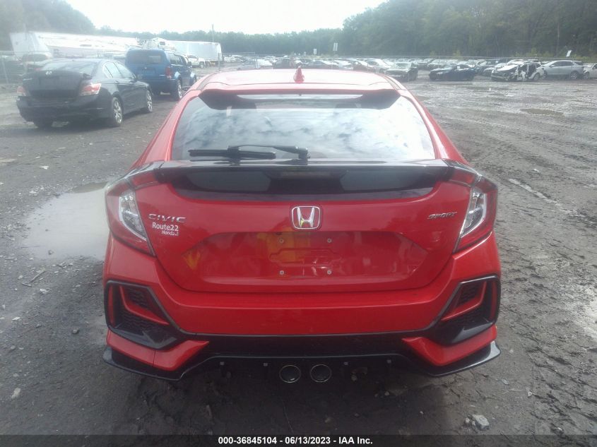 2021 HONDA CIVIC HATCHBACK SPORT - SHHFK7H40MU403079