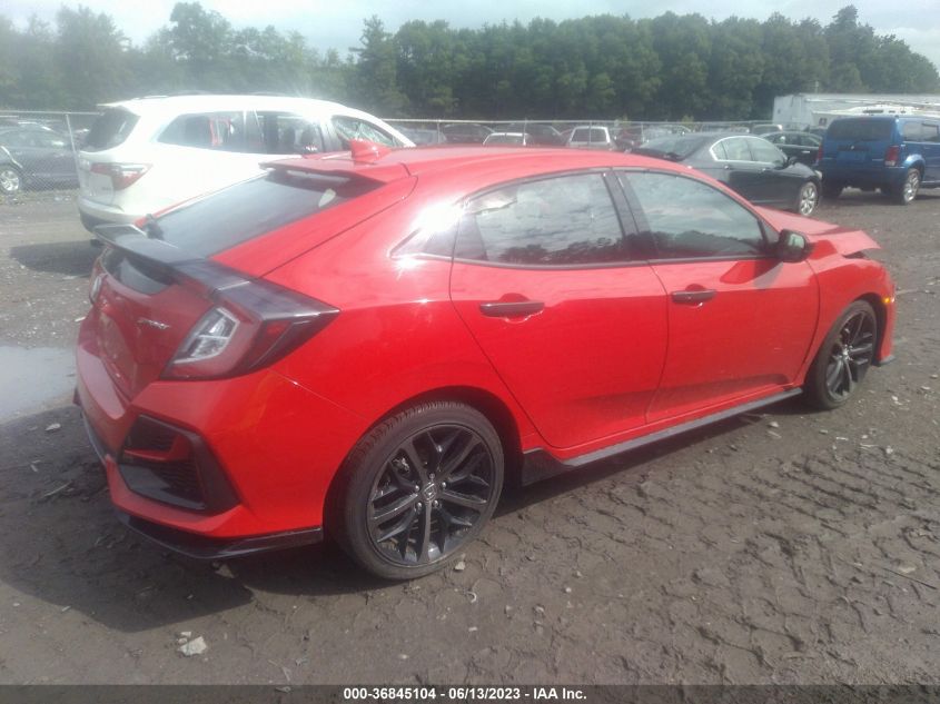 2021 HONDA CIVIC HATCHBACK SPORT - SHHFK7H40MU403079