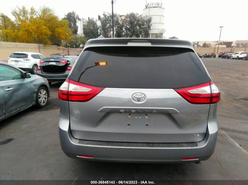 2017 TOYOTA SIENNA LE - 5TDKZ3DC4HS895425