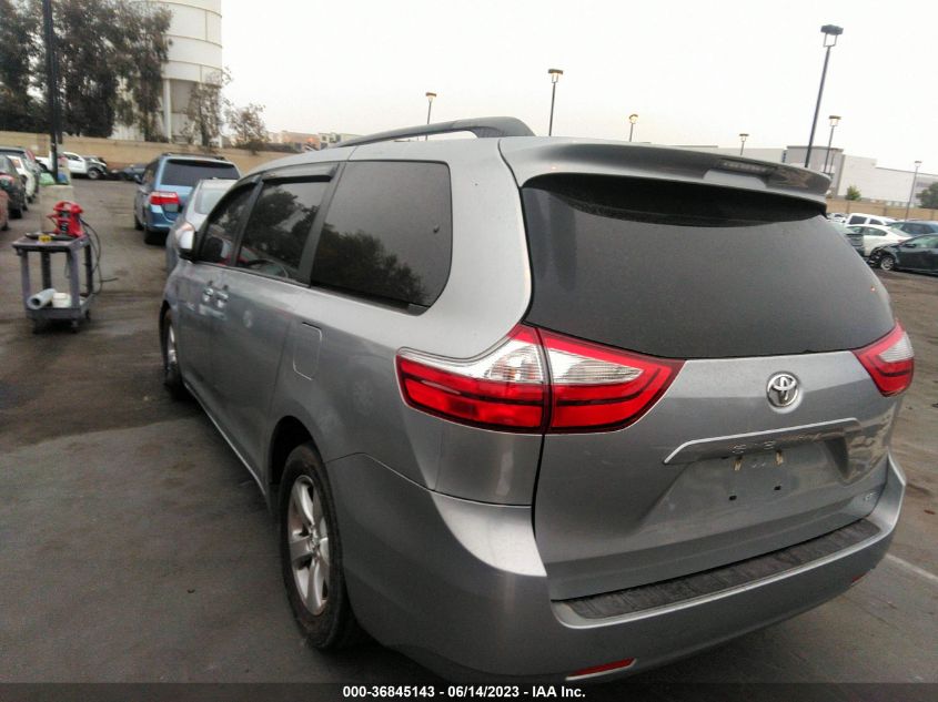 2017 TOYOTA SIENNA LE - 5TDKZ3DC4HS895425