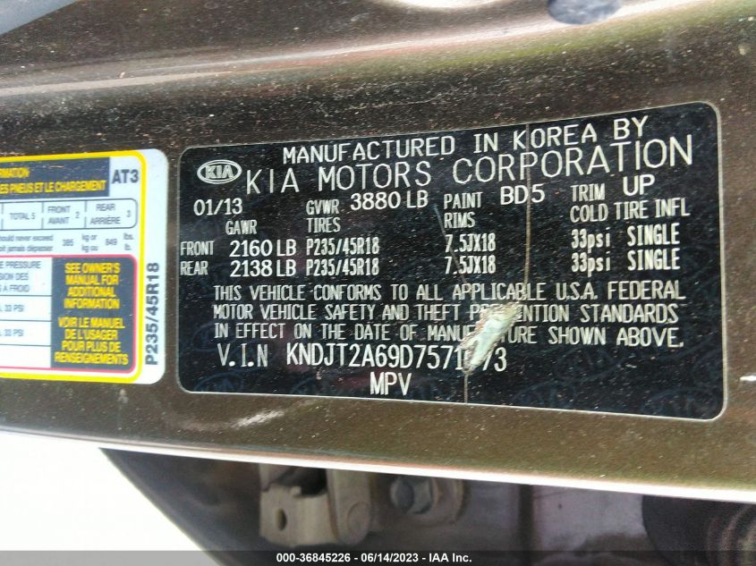 2013 KIA SOUL ! - KNDJT2A69D7571073