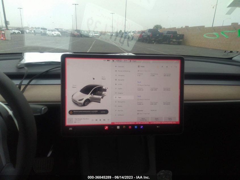 2022 TESLA MODEL Y LONG RANGE - 7SAYGDEE5NA018951