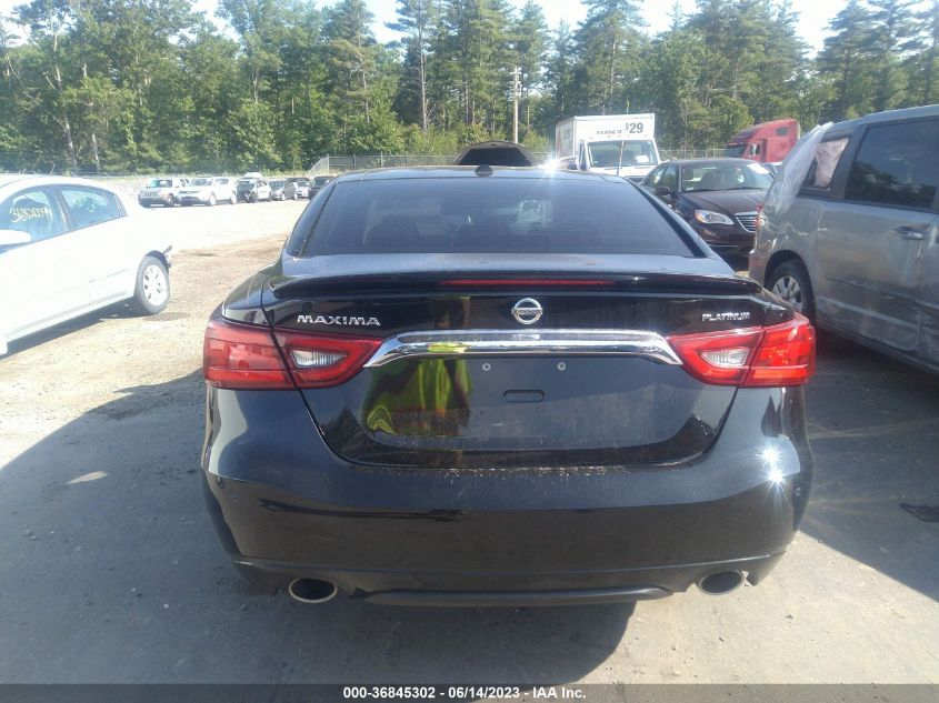 2016 NISSAN MAXIMA 3.5S/SV/SL/SR/PLAT - 1N4AA6APXGC385369