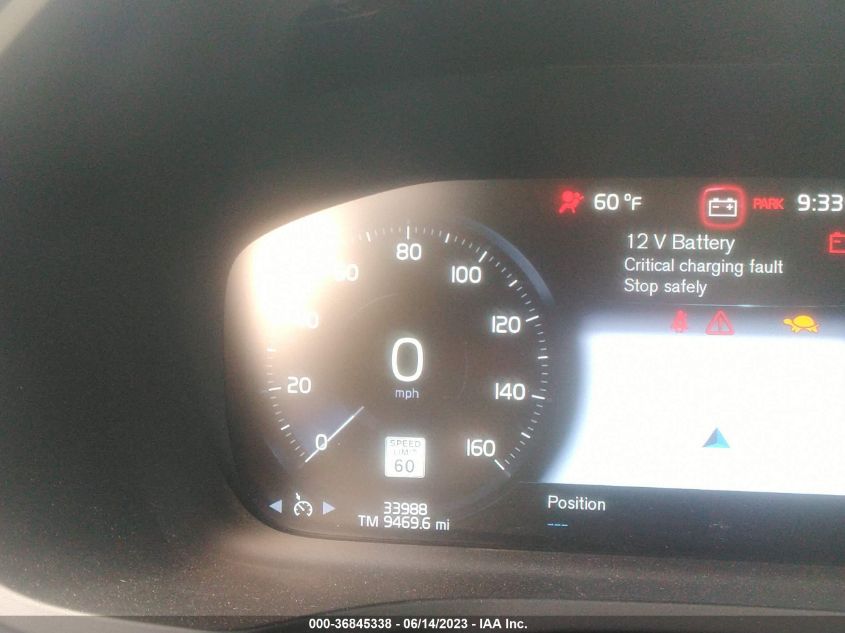 2020 VOLVO V60 CROSS COUNTRY YV4102WK5L1039591