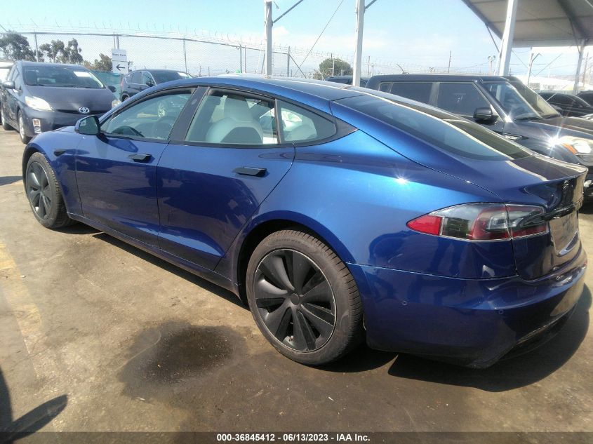 2022 TESLA MODEL S - 5YJSA1E5XNF470125