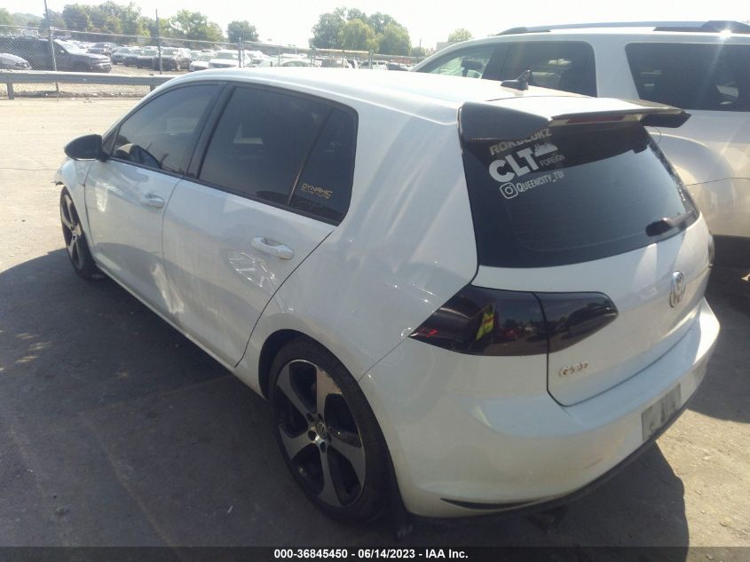 2015 VOLKSWAGEN GOLF TDI S - 3VW2A7AU7FM105122
