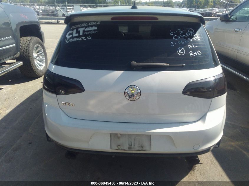 2015 VOLKSWAGEN GOLF TDI S - 3VW2A7AU7FM105122