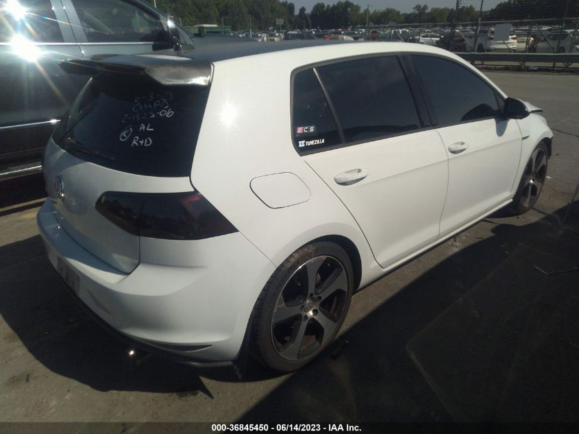 2015 VOLKSWAGEN GOLF TDI S - 3VW2A7AU7FM105122