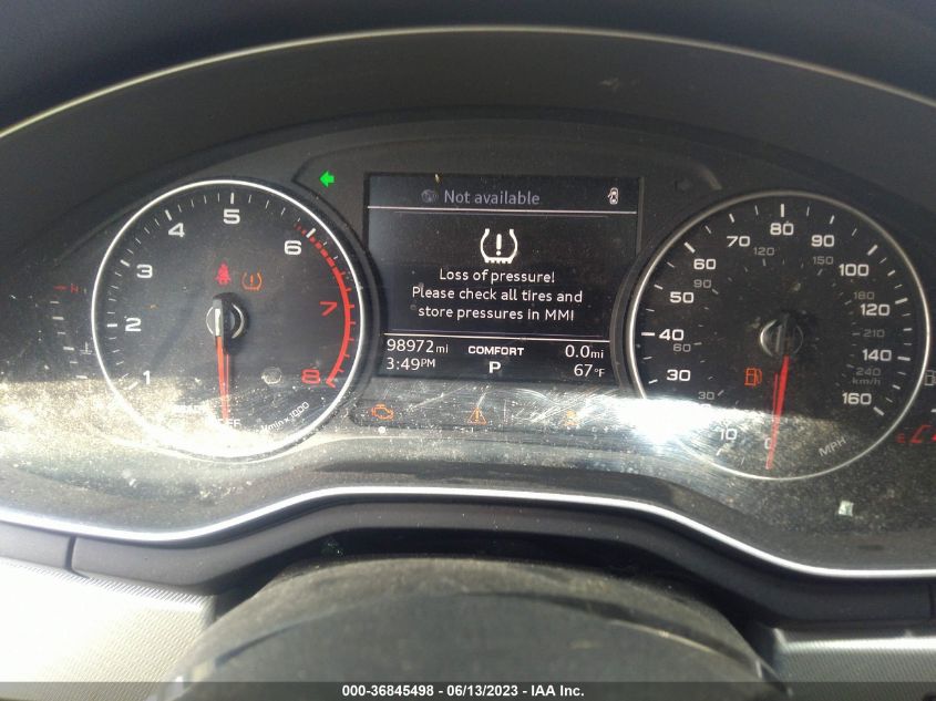 2017 AUDI A4 PREMIUM - WAUANAF46HN001834