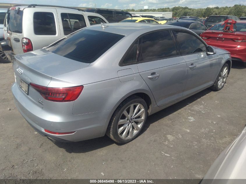 2017 AUDI A4 PREMIUM - WAUANAF46HN001834