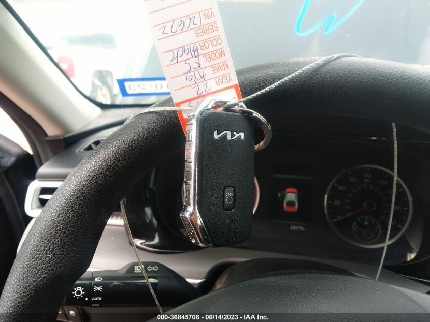 2022 KIA K5 LXS - 5XXG14J2XNG120672