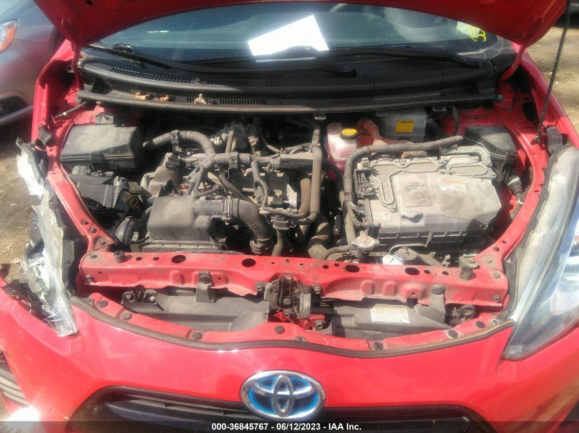 2016 TOYOTA PRIUS C ONE/TWO/THREE/FOUR - JTDKDTB30G1590016