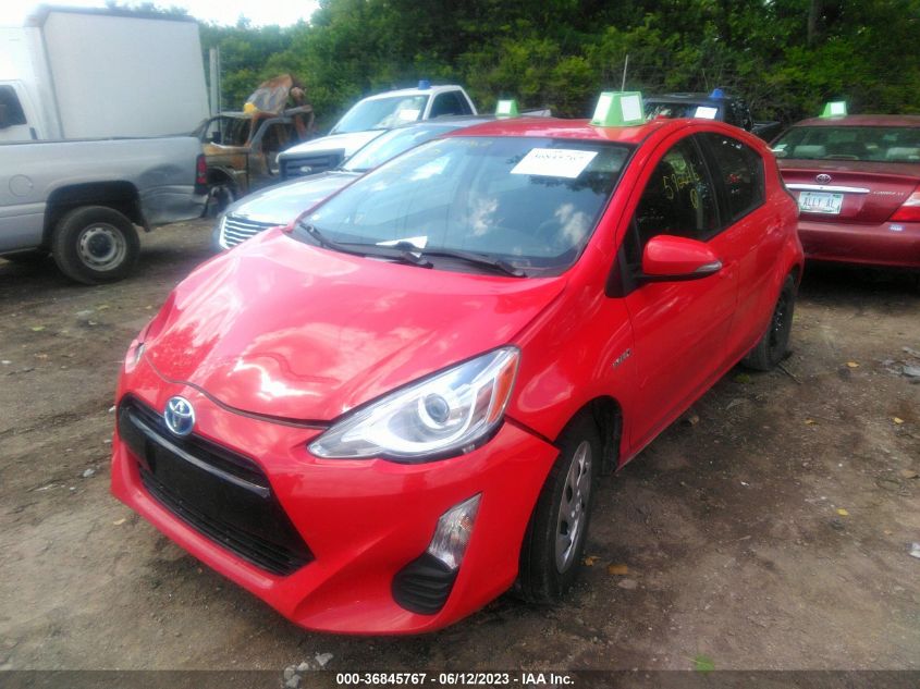 2016 TOYOTA PRIUS C ONE/TWO/THREE/FOUR - JTDKDTB30G1590016