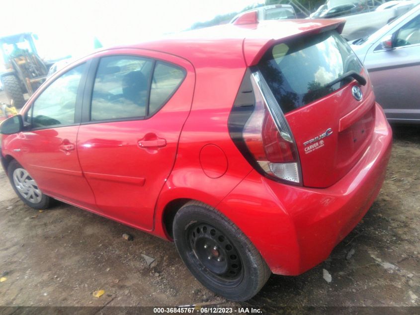 2016 TOYOTA PRIUS C ONE/TWO/THREE/FOUR - JTDKDTB30G1590016