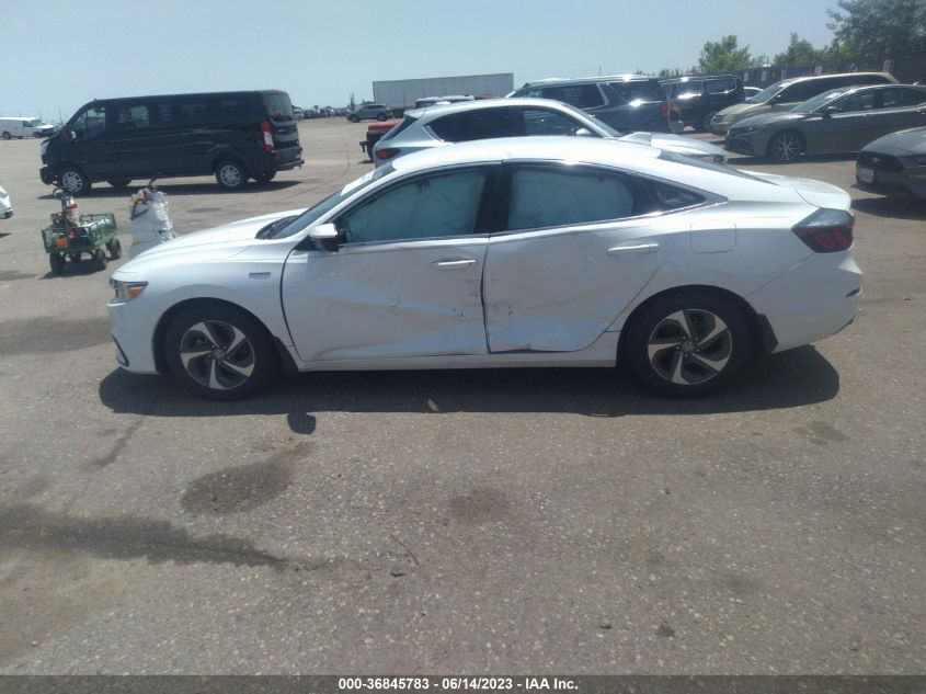 2019 HONDA INSIGHT EX - 19XZE4F56KE031038