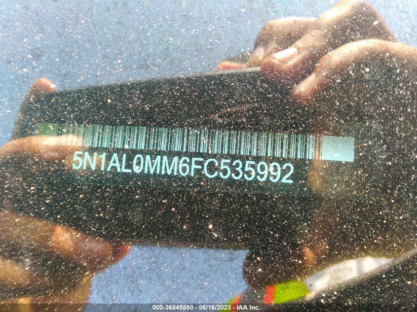 2015 INFINITI QX60 - 5N1AL0MM6FC535992