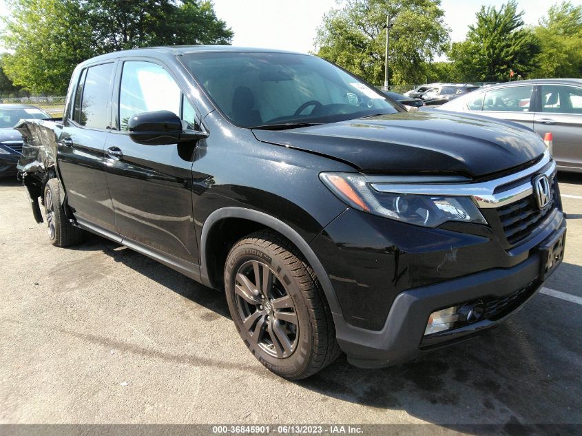 2019 HONDA RIDGELINE SPORT - 5FPYK3F11KB034748