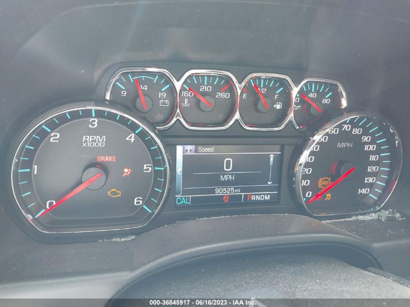 2016 CHEVROLET SILVERADO 1500 LTZ - 3GCUKSECXGG216308
