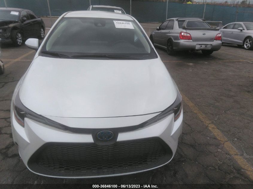 2022 TOYOTA COROLLA HYBRID LE - JTDEAMDE5N3000825