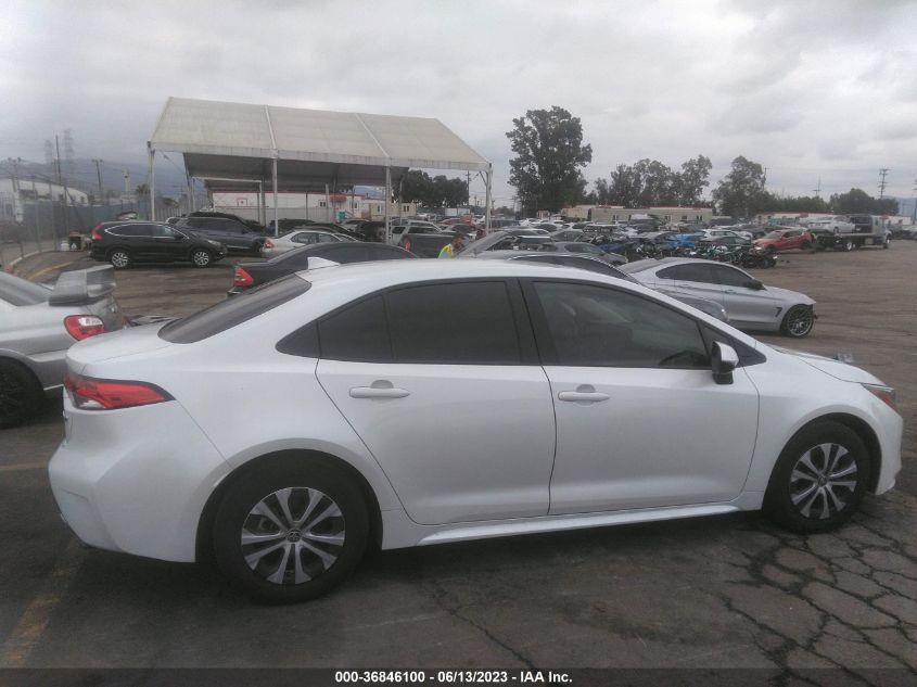 2022 TOYOTA COROLLA HYBRID LE - JTDEAMDE5N3000825