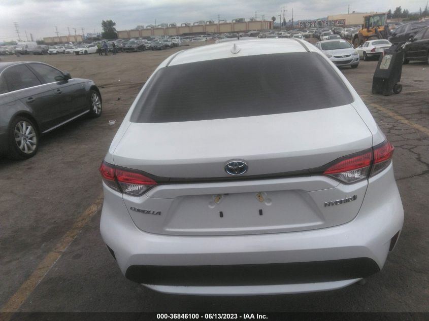 2022 TOYOTA COROLLA HYBRID LE - JTDEAMDE5N3000825