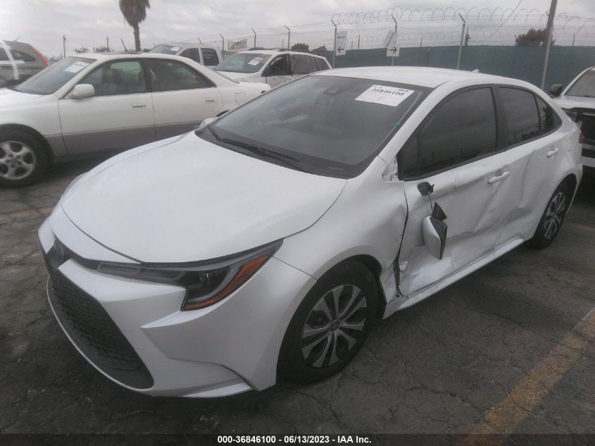 2022 TOYOTA COROLLA HYBRID LE - JTDEAMDE5N3000825