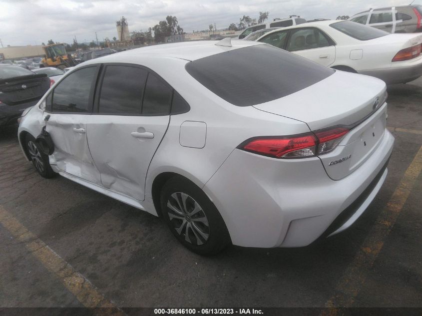 2022 TOYOTA COROLLA HYBRID LE - JTDEAMDE5N3000825