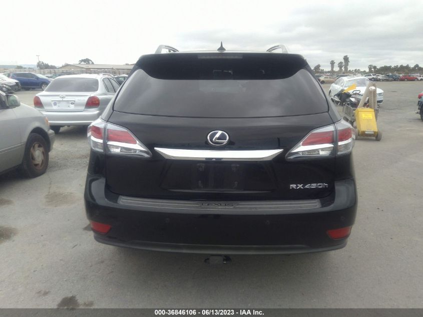 2013 LEXUS RX 450H - JTJBC1BA0D2065790