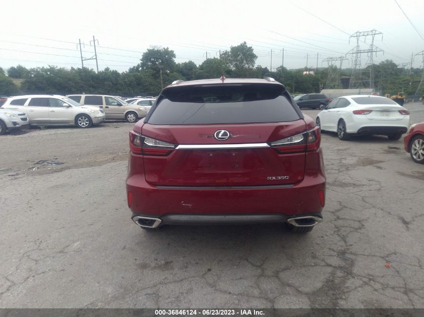 2016 LEXUS RX 350 - 2T2BZMCA9GC034718