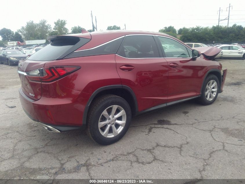 2016 LEXUS RX 350 - 2T2BZMCA9GC034718