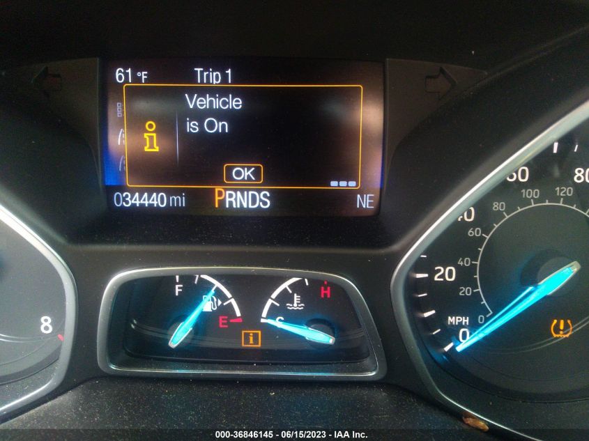 2019 FORD ESCAPE S - 1FMCU0F72KUB98321