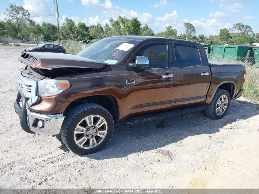2015 TOYOTA TUNDRA 2WD TRUCK PLATINUM/1794 - 5TFGY5F12FX179663