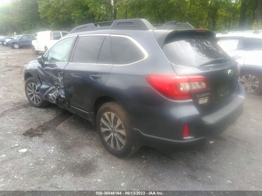 2016 SUBARU OUTBACK 2.5I LIMITED - 4S4BSALC2G3343184