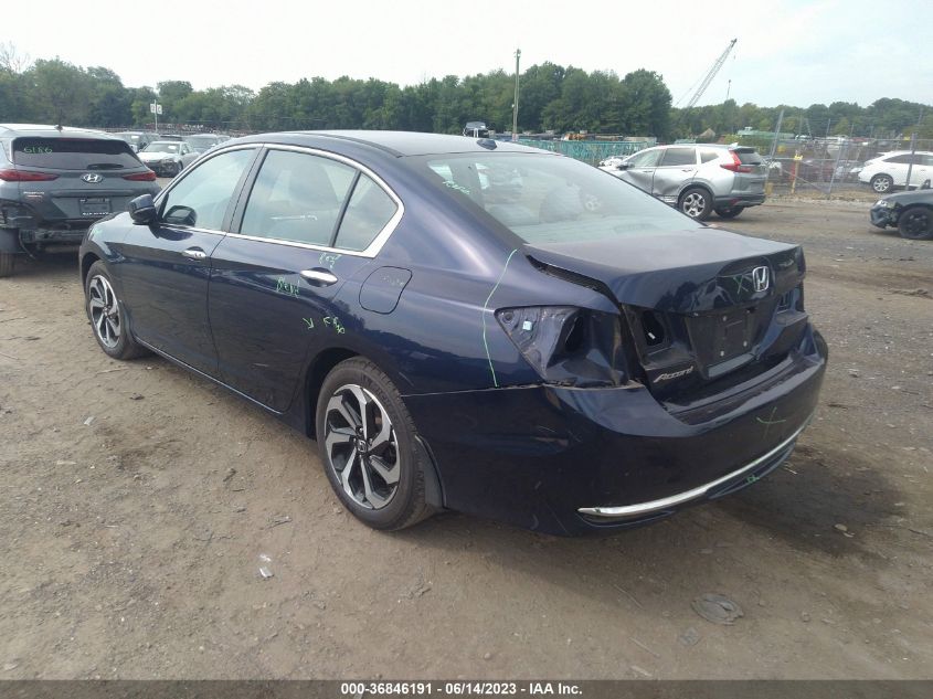 2016 HONDA ACCORD SEDAN EX - 1HGCR2F76GA226665