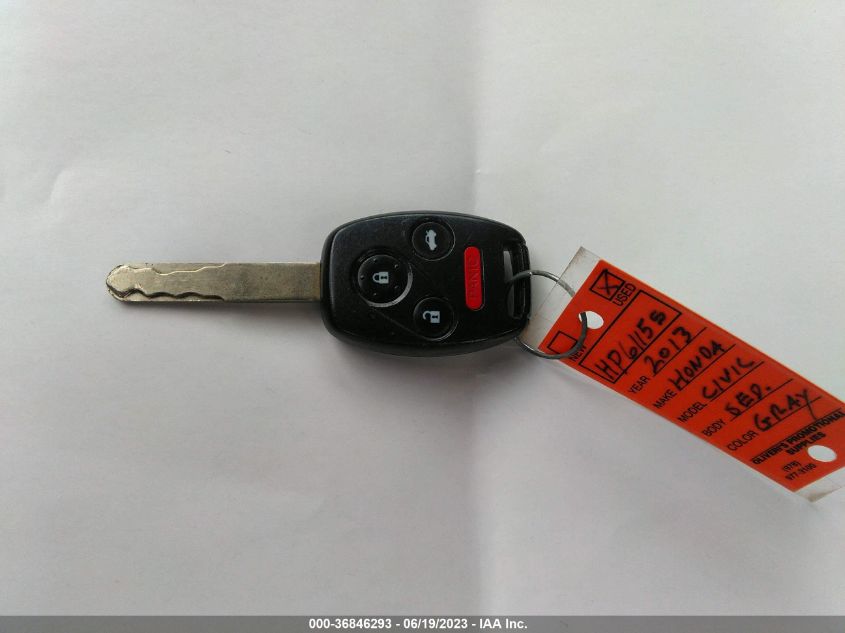 2013 HONDA CIVIC SDN LX - 2HGFB2F57DH589649