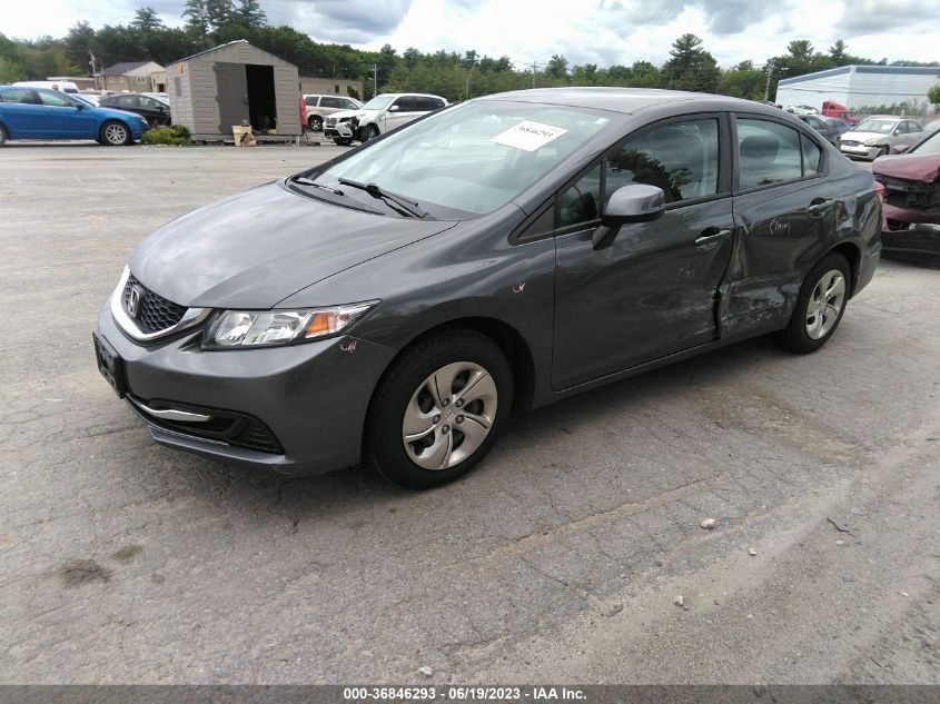 2013 HONDA CIVIC SDN LX - 2HGFB2F57DH589649