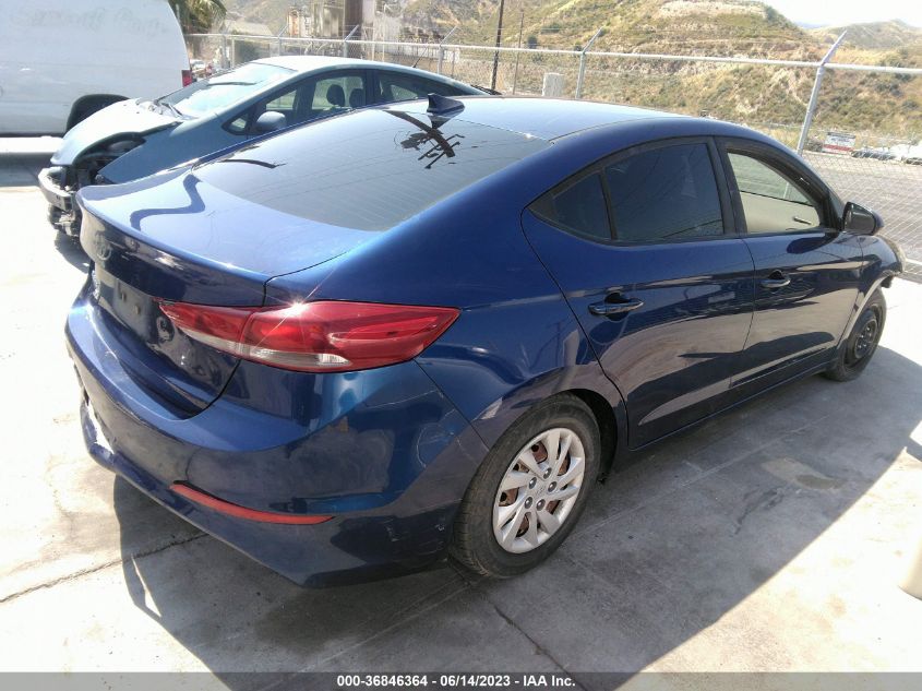 2017 HYUNDAI ELANTRA SE - 5NPD74LF7HH101278