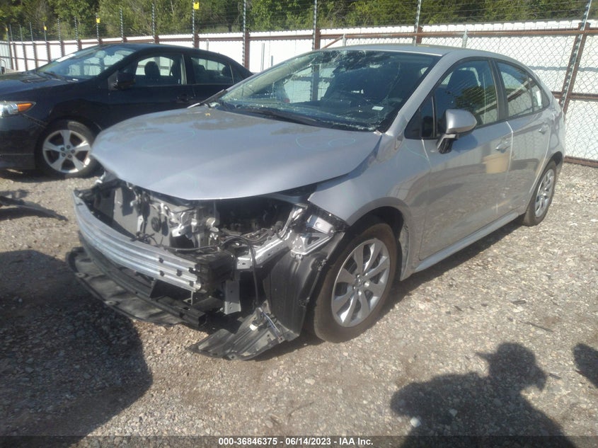 VIN 5YFEPMAE4NP379715 2022 TOYOTA COROLLA LE