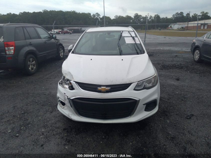 2017 CHEVROLET SONIC - 1G1JG6SH0H4143338