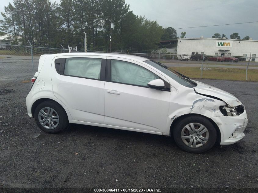 2017 CHEVROLET SONIC - 1G1JG6SH0H4143338