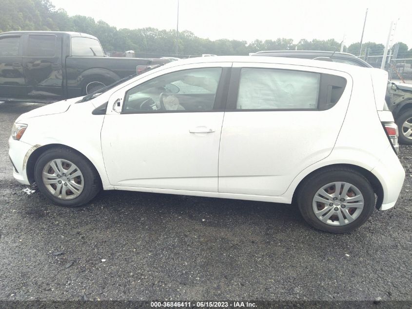 2017 CHEVROLET SONIC - 1G1JG6SH0H4143338