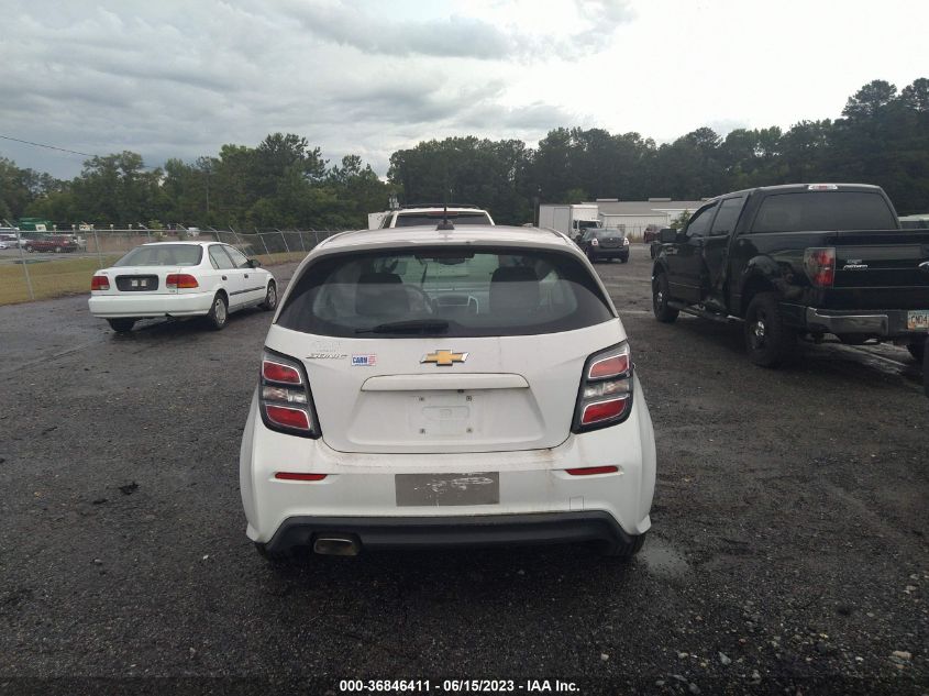 2017 CHEVROLET SONIC - 1G1JG6SH0H4143338