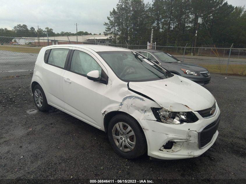 2017 CHEVROLET SONIC - 1G1JG6SH0H4143338