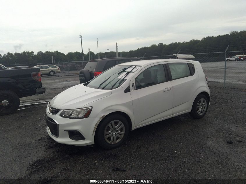2017 CHEVROLET SONIC - 1G1JG6SH0H4143338