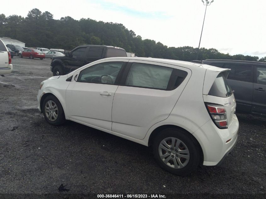 2017 CHEVROLET SONIC - 1G1JG6SH0H4143338