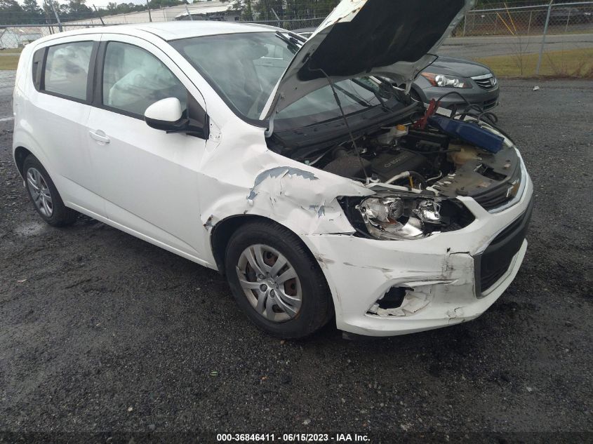 2017 CHEVROLET SONIC - 1G1JG6SH0H4143338
