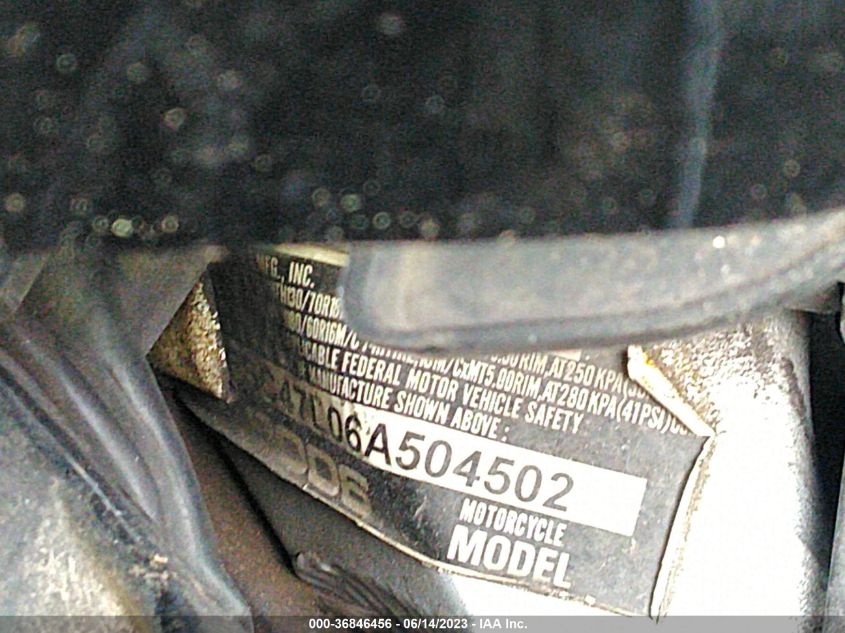 2006 HONDA GL1800 1HFSC47L06A504502