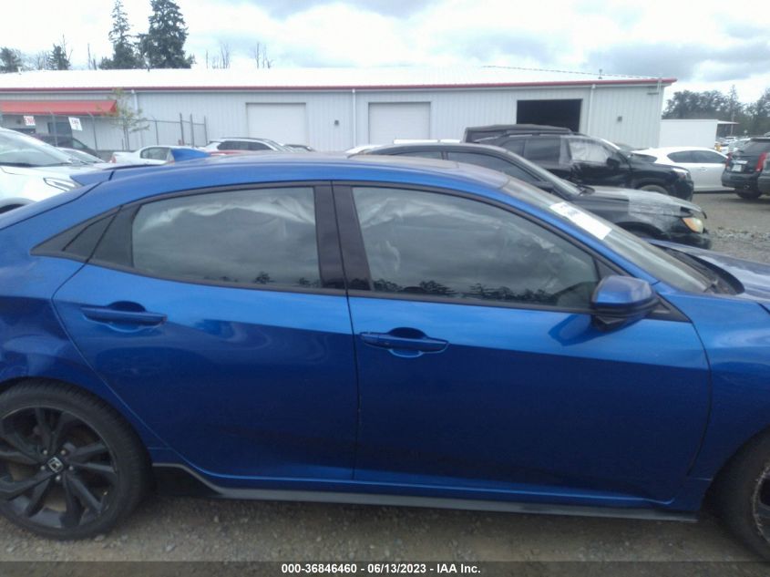 2017 HONDA CIVIC HATCHBACK SPORT TOURING - SHHFK7H95HU412622