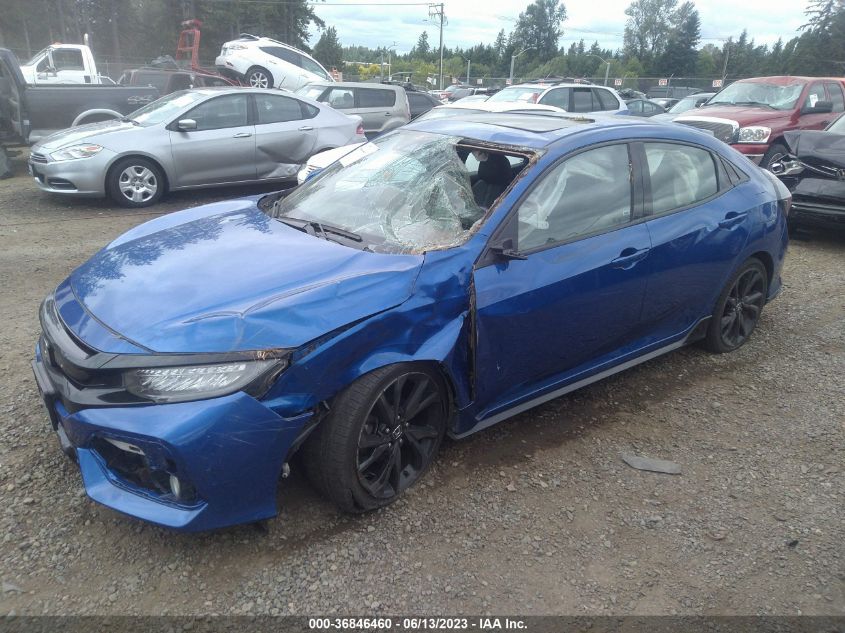 2017 HONDA CIVIC HATCHBACK SPORT TOURING - SHHFK7H95HU412622