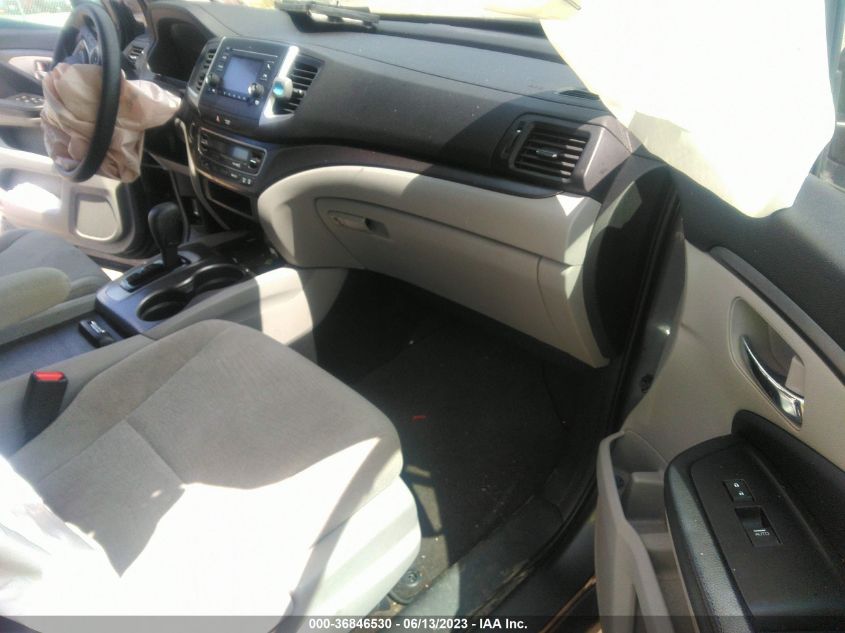2016 HONDA PILOT LX - 5FNYF6H17GB028746